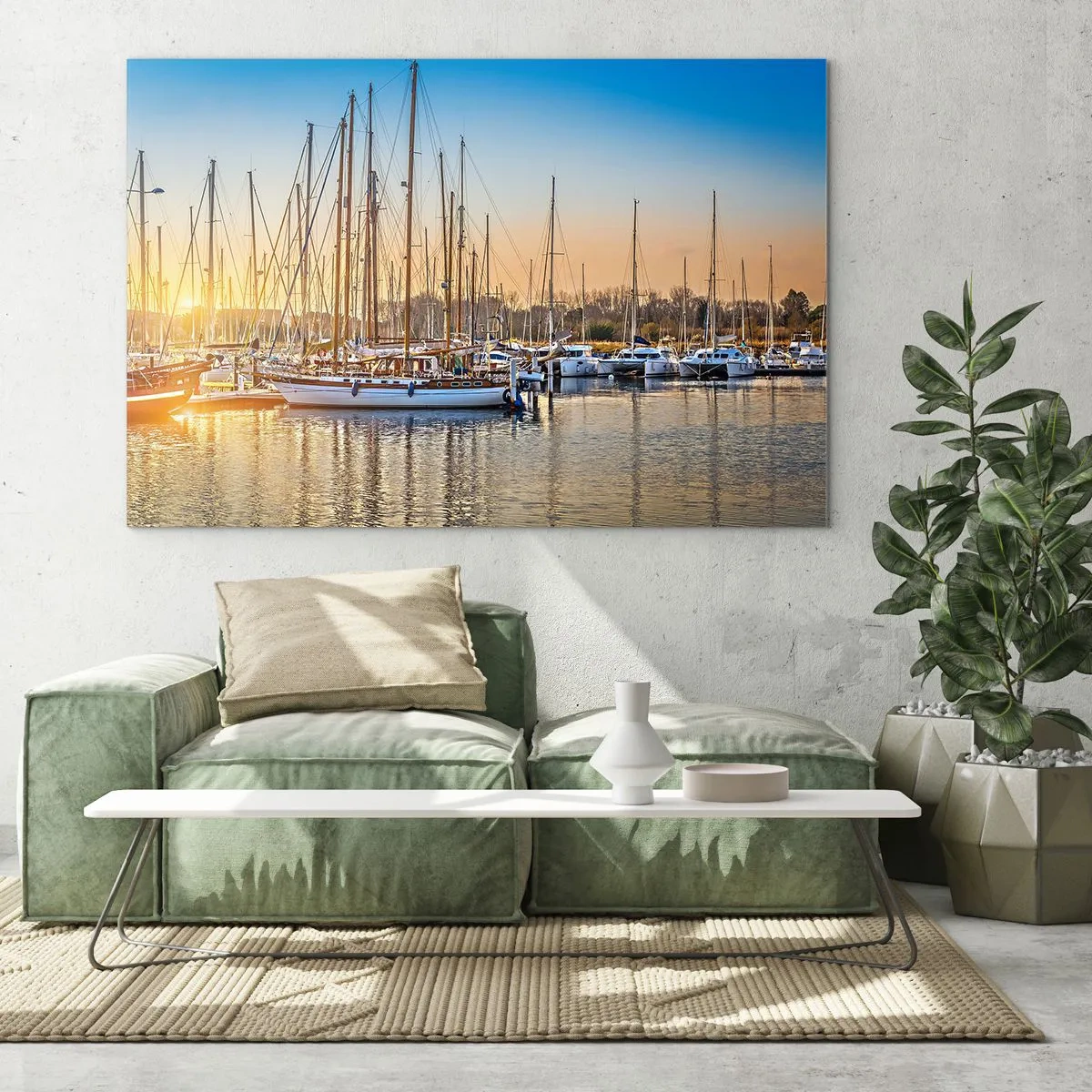 Billede på glas - Vinden skal også sove - 120x80 cm
