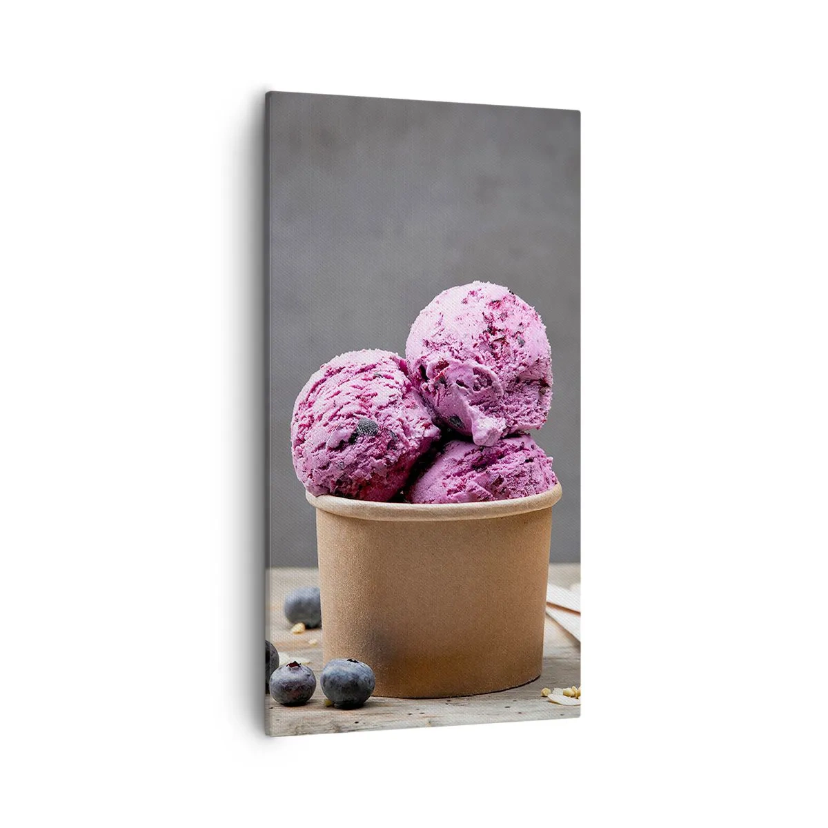 Lærredstryk - Billede på lærred - Sødme og kølighed - 55x100 cm