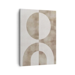 Lærredstryk - Billede på lærred - Ligheder og forskelle - 50x70 cm