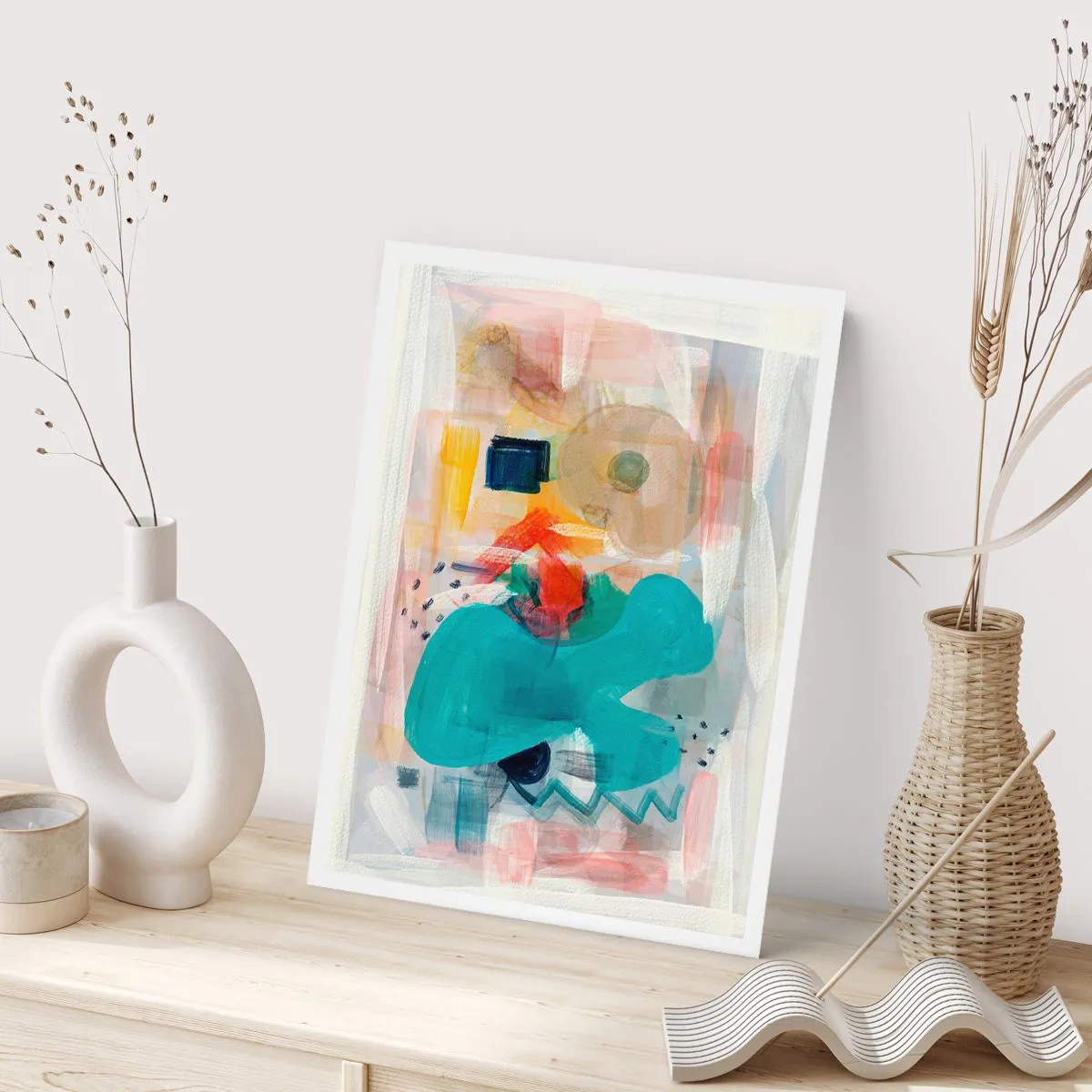 Plakat - Et farverigt spil - 30x40 cm