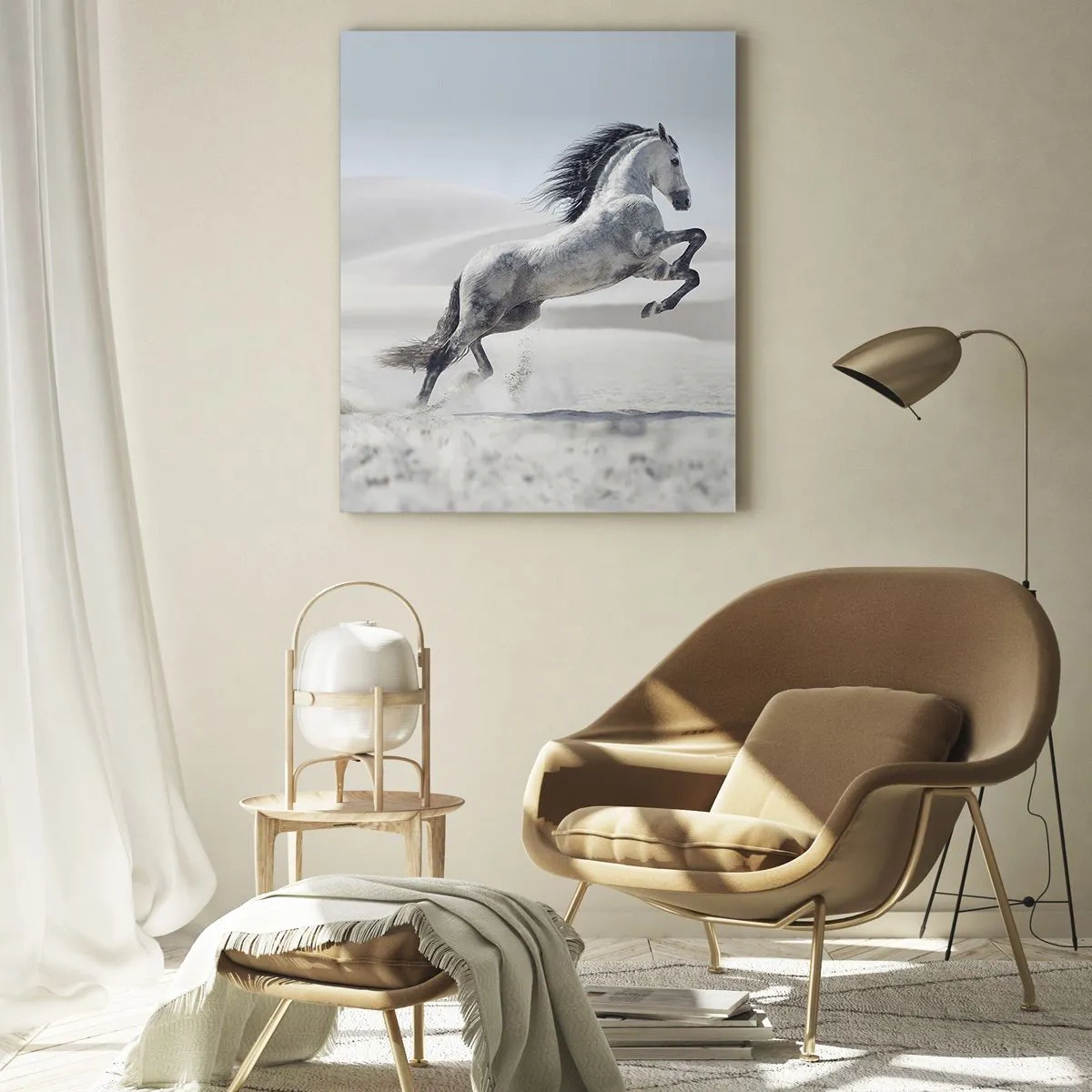 Billede på glas - Arabisk prins - 80x120 cm