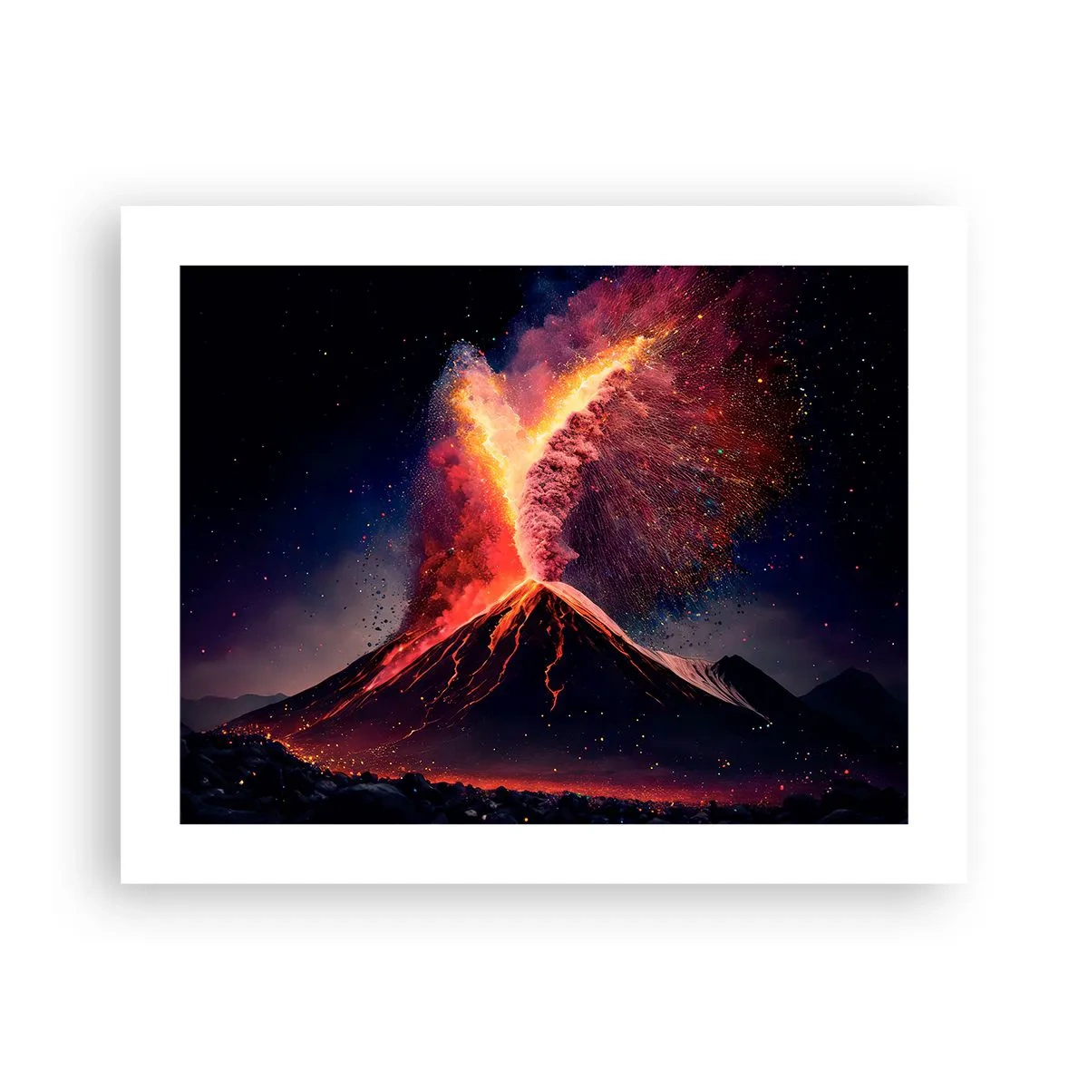 Plakat - Skønhed og rædsel - 50x40 cm