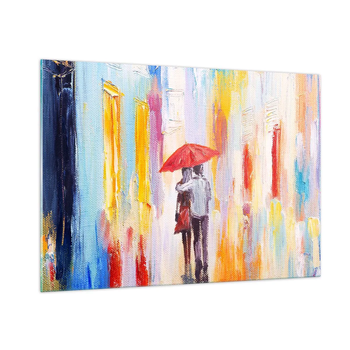 Billede på glas - Lad det regne mere - 100x70 cm