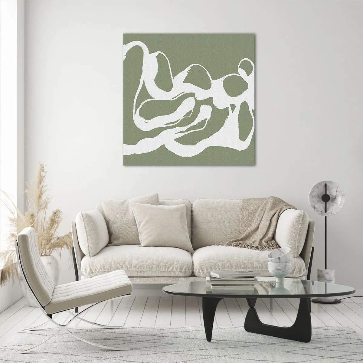 Billede på glas - Rummets kald - 60x60 cm