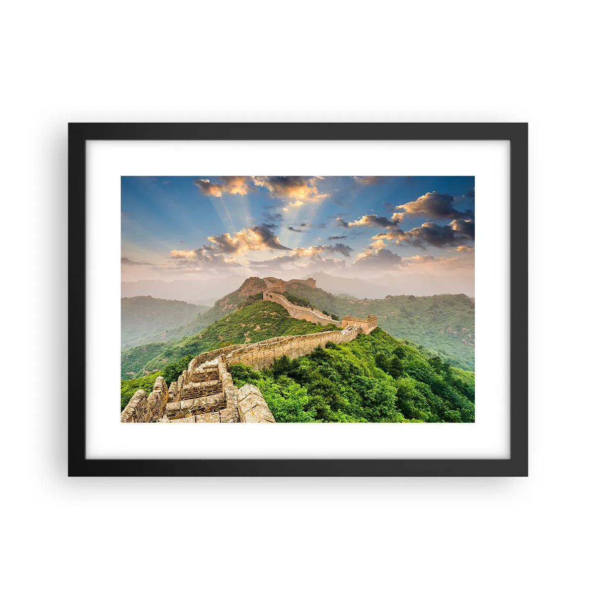 Plakat i sort ramme - Uforanderlig storhed - 40x30 cm