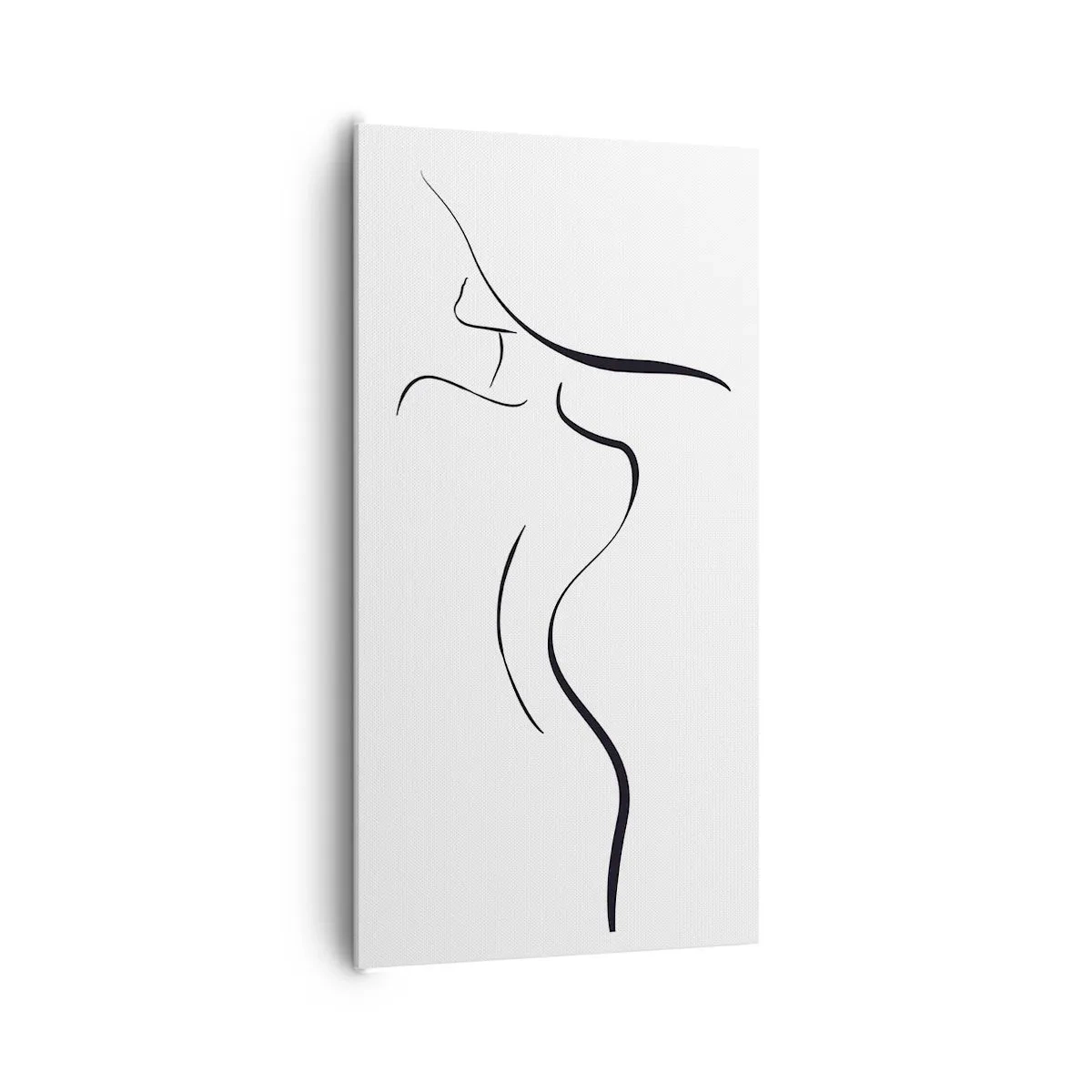 Lærredstryk - Billede på lærred - Flygtig som en bølge - 65x120 cm