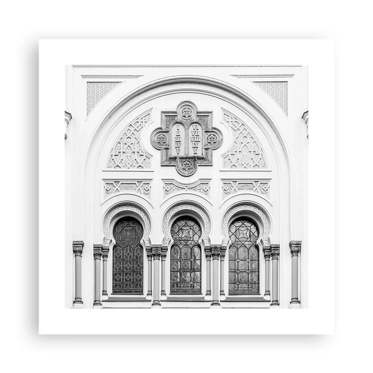 Plakat - På grænsen mellem kulturer - 40x40 cm