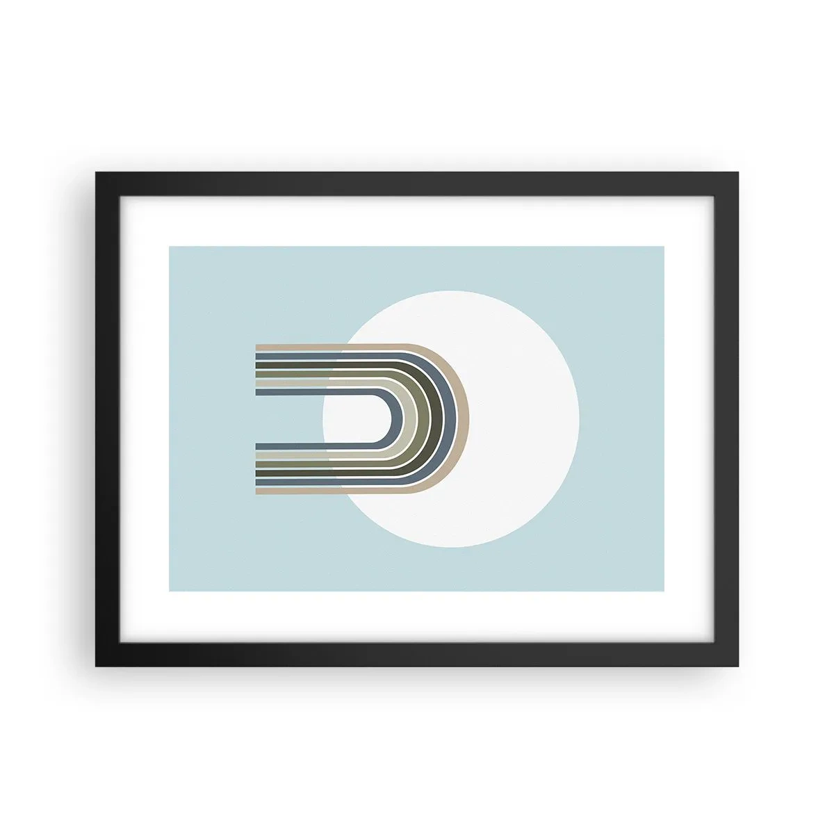 Plakat i sort ramme - Uimodståelig tiltrækningskraft - 40x30 cm
