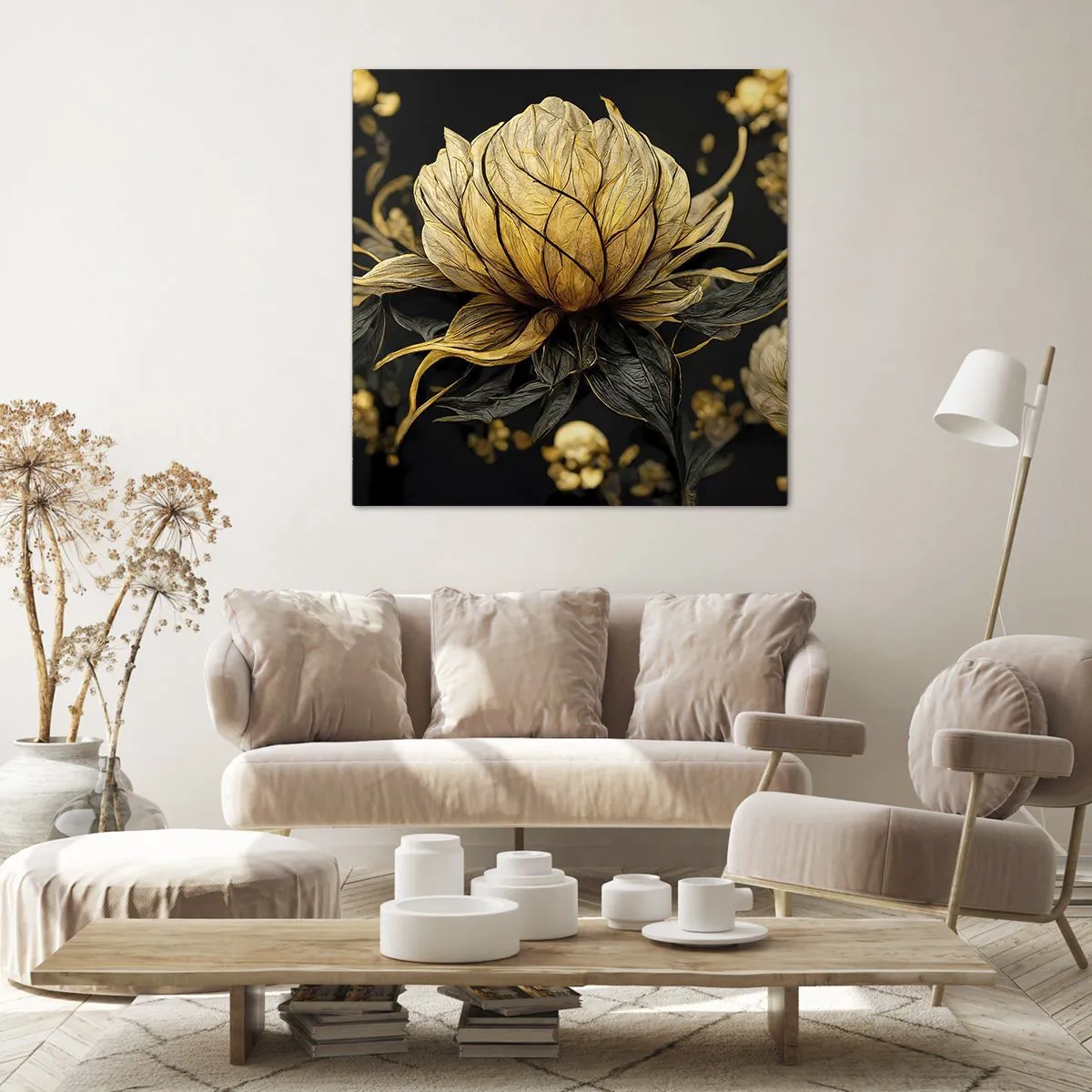 Lærredstryk - Billede på lærred - Subtil skrøbelighed - 70x70 cm