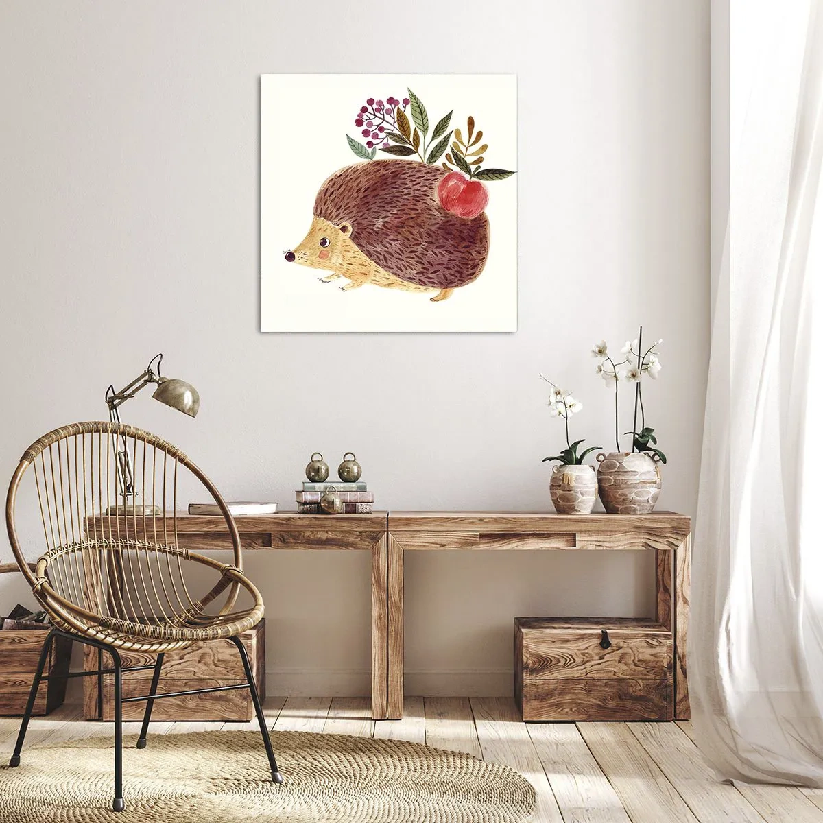 Lærredstryk - Billede på lærred - Og du kan allerede lide mig - 40x40 cm