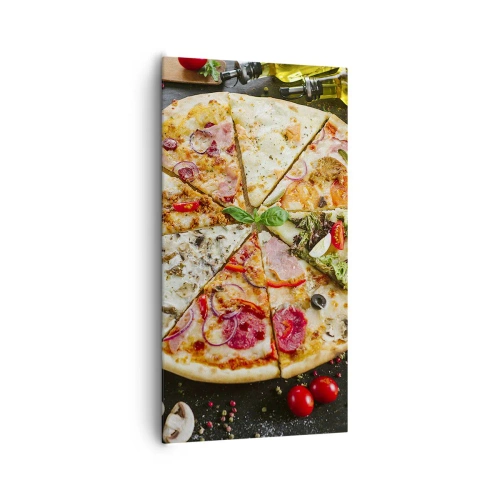 Lærredstryk - Billede på lærred - Et udvalg af smagsvarianter - 65x120 cm