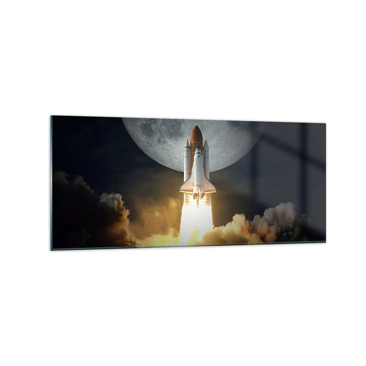 Billede på glas - Begyndelsen på et overjordisk eventyr - 120x50 cm