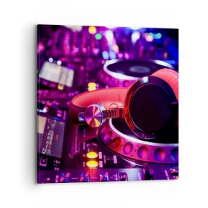 Lærredstryk - Billede på lærred - Før det sjove begynder - 70x70 cm