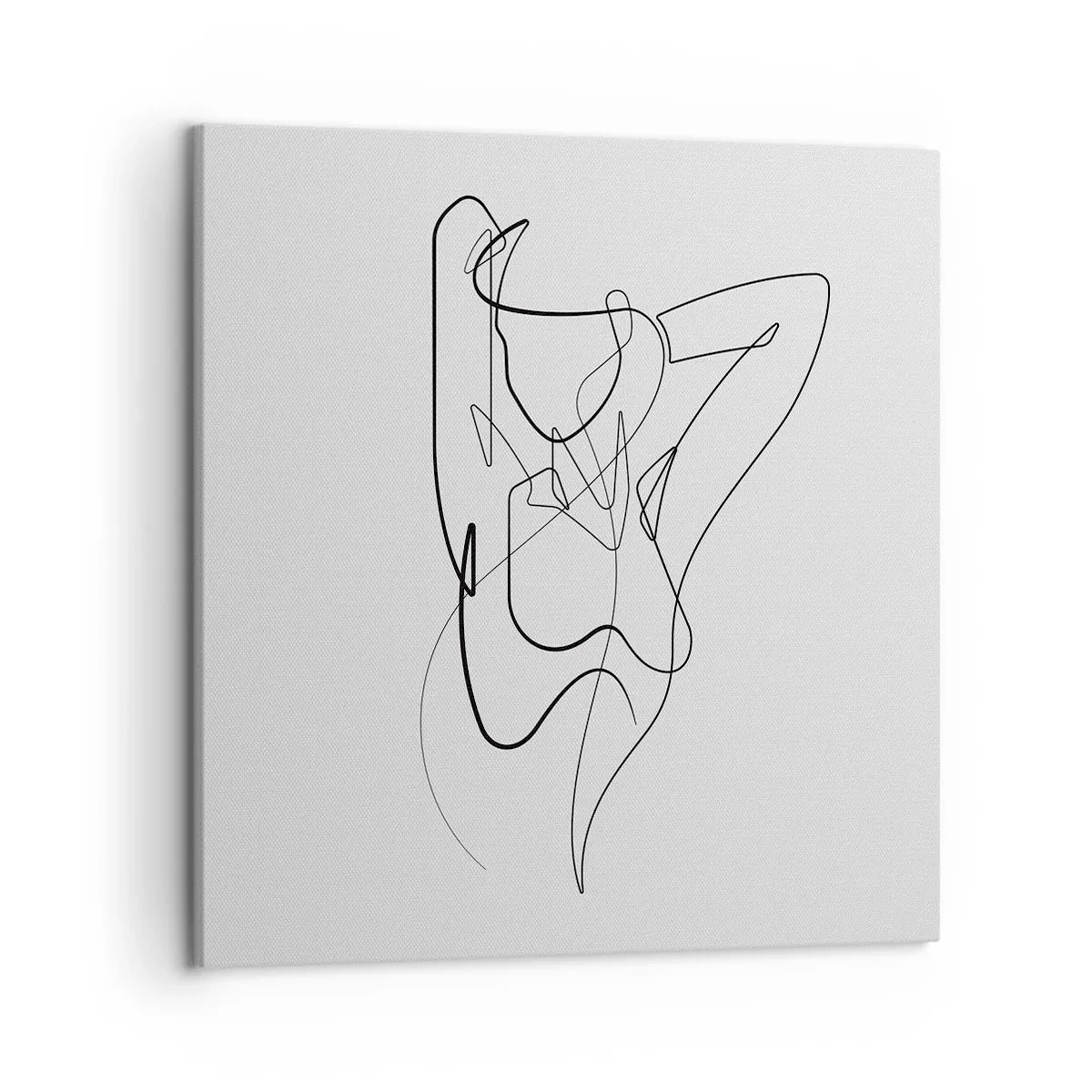 Lærredstryk - Billede på lærred - Virkelig, hvad er du for en person... - 50x50 cm