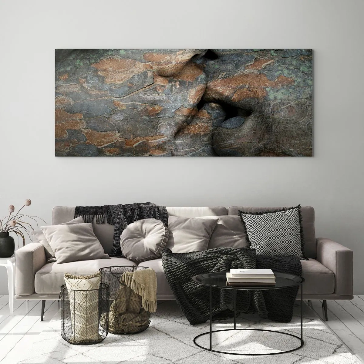 Billede på glas - For altid sammen - 90x30 cm