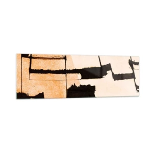 Billede på glas - Og alligevel orden - 160x50 cm