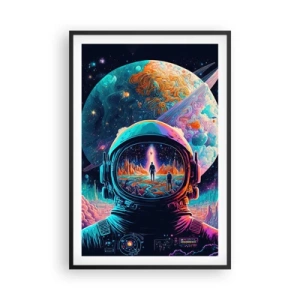 Plakat i sort ramme - Filosoffer har aldrig drømt - 61x91 cm