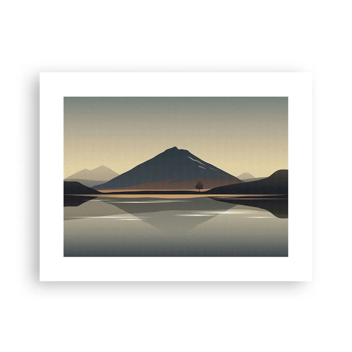 Plakat - Spejlrefleksion - 40x30 cm