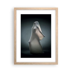 Plakat i ramme af lyst egetræ - Skjulte begær - 30x40 cm