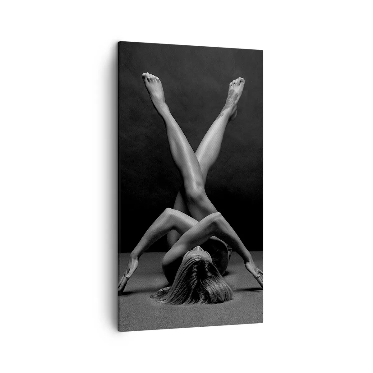 Lærredstryk - Billede på lærred - Nøgenhedens geometri - 45x80 cm