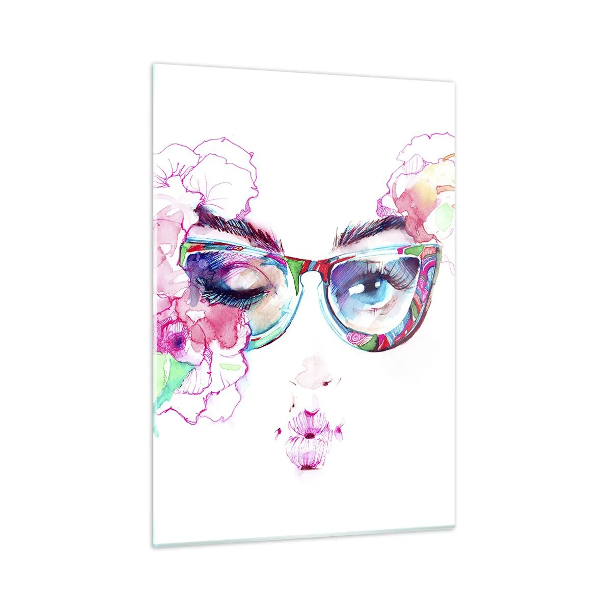 Billede på glas - Et fristende løfte - 50x70 cm