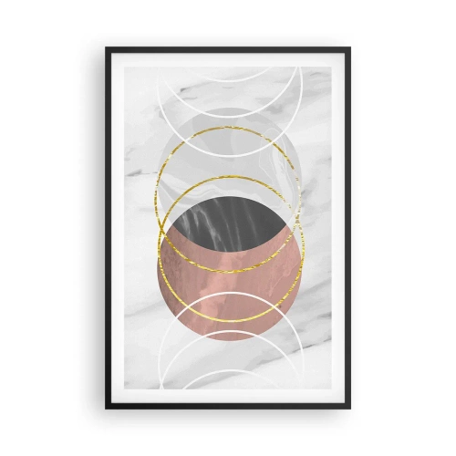 Plakat i sort ramme - Sfærernes musik - 61x91 cm