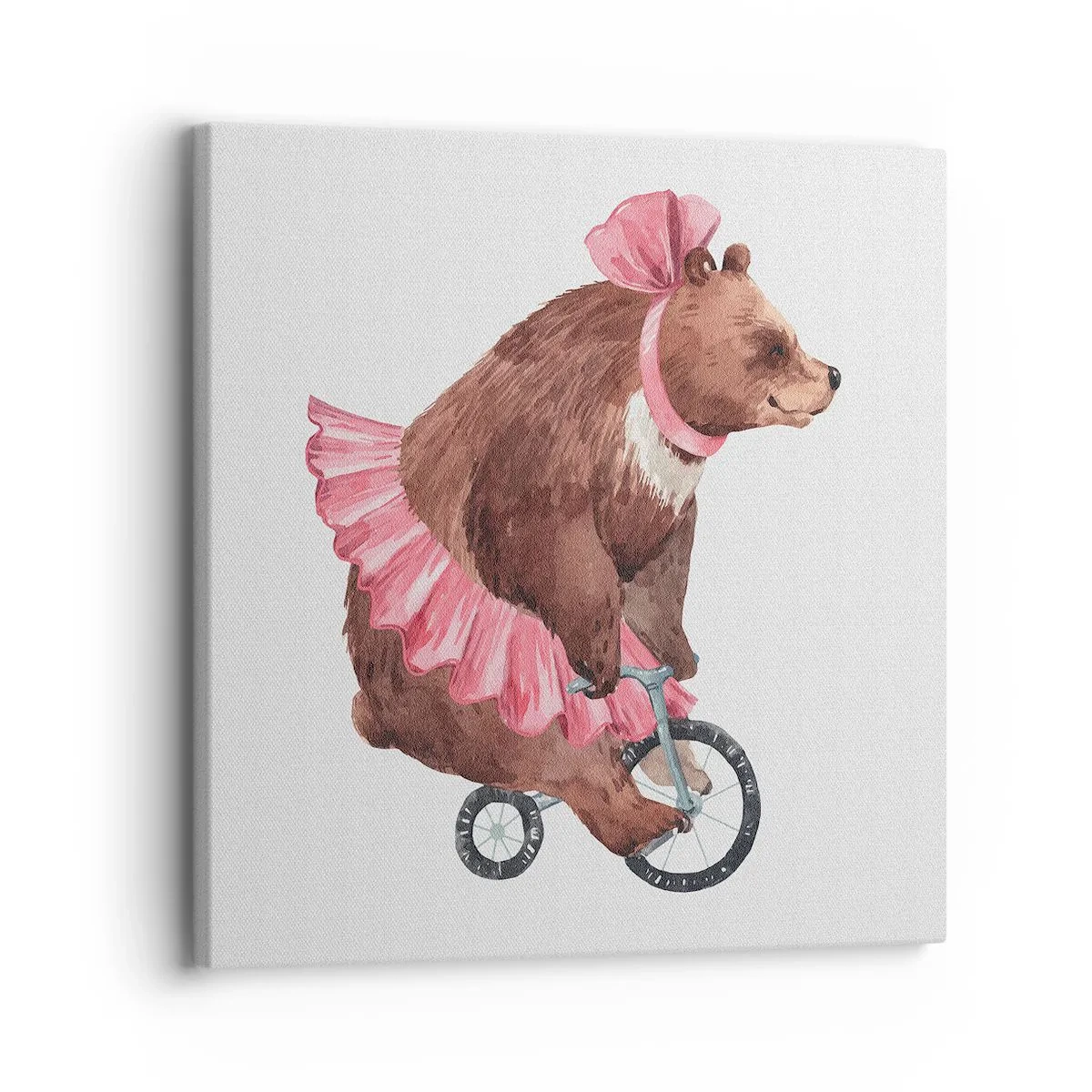 Lærredstryk - Billede på lærred - Sikke et cirkus! - 30x30 cm