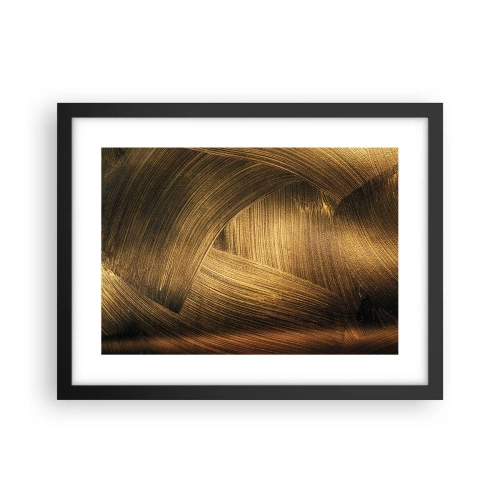 Plakat i sort ramme - I den gyldne labyrint - 40x30 cm