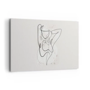 Lærredstryk - Billede på lærred - Forførelsens kunst - 120x80 cm