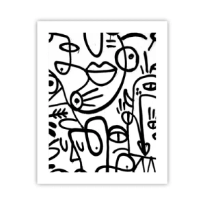 Plakat - Ansigter og luftspejlinger - 40x50 cm