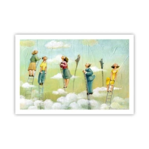 Plakat - Bag din drøm - 91x61 cm