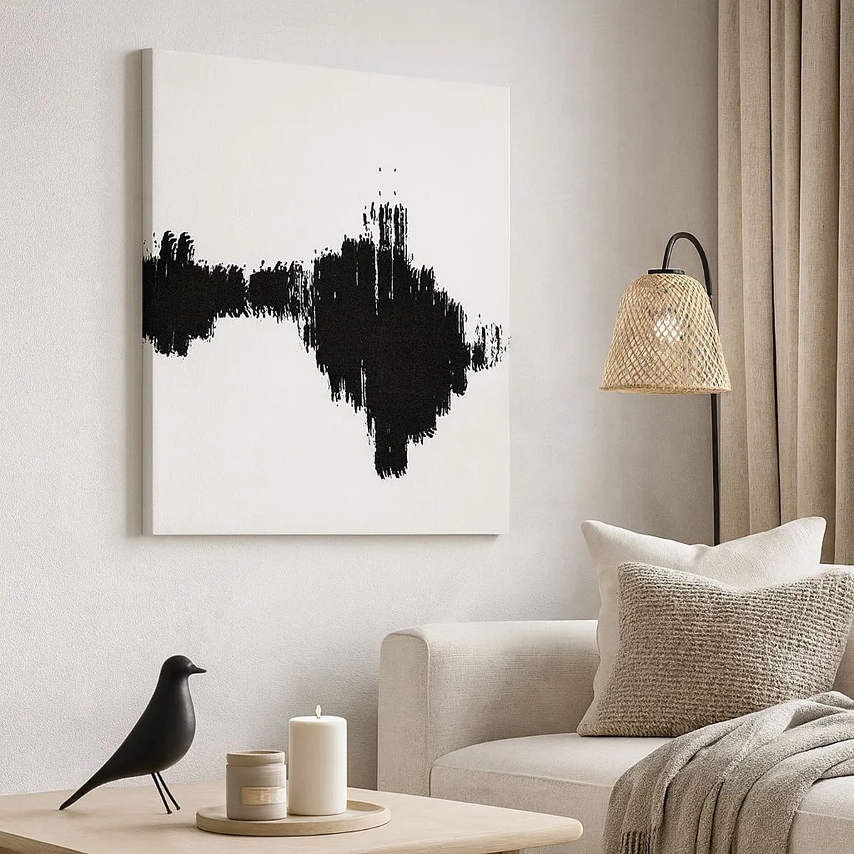 Lærredstryk - Billede på lærred - Fantasiens vibrationer - 30x30 cm