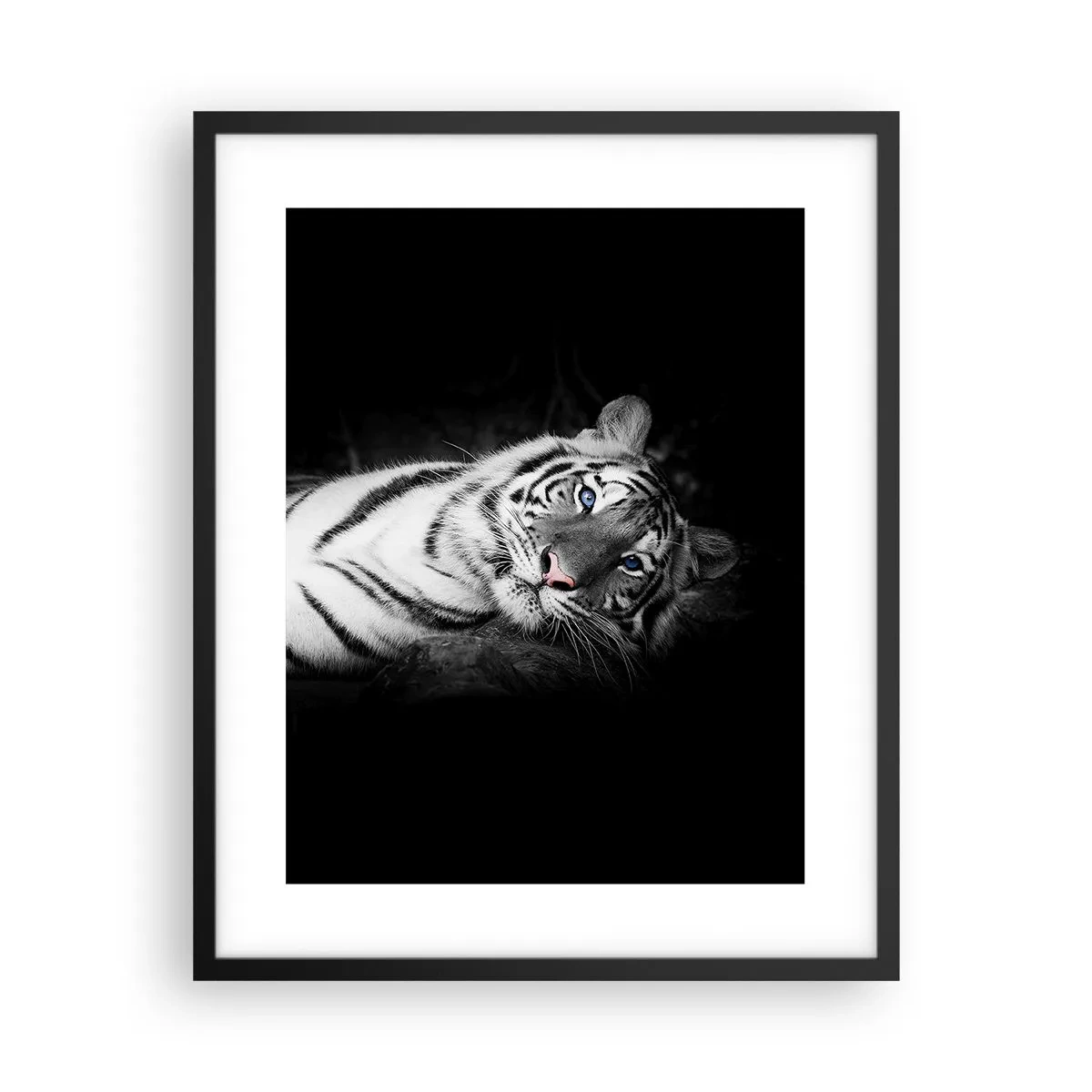 Plakat i sort ramme - Vildskab og fred - 40x50 cm
