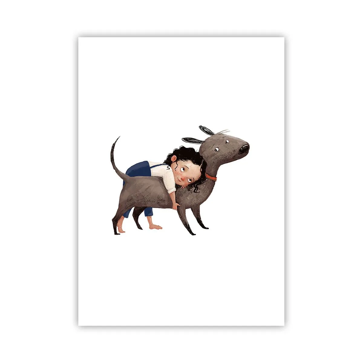 Plakat - Bedste venner - 50x70 cm