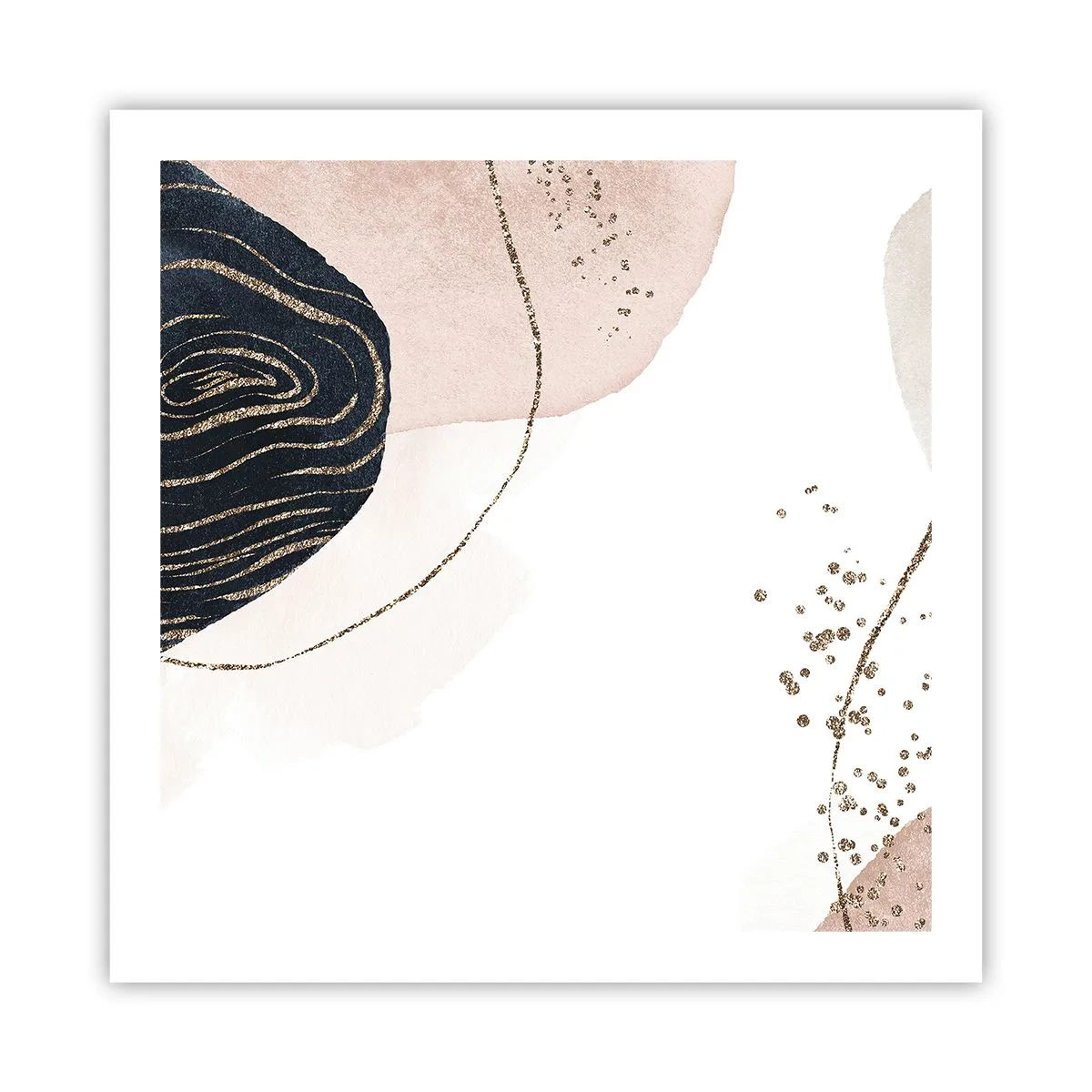 Plakat - Alt flyder - 60x60 cm