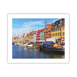 Plakat - Glædelig kaj - 50x40 cm