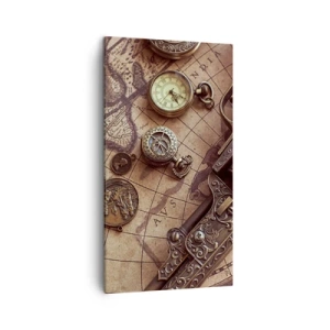 Lærredstryk - Billede på lærred - Opkald til eventyr - 45x80 cm