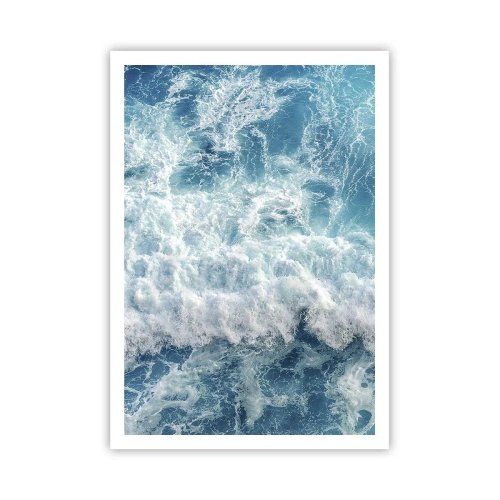 Plakat - Glædeligt og i spring - 70x100 cm