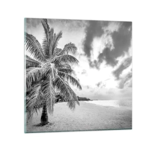 Billede på glas - Når du længes efter ensomhed.... - 50x50 cm