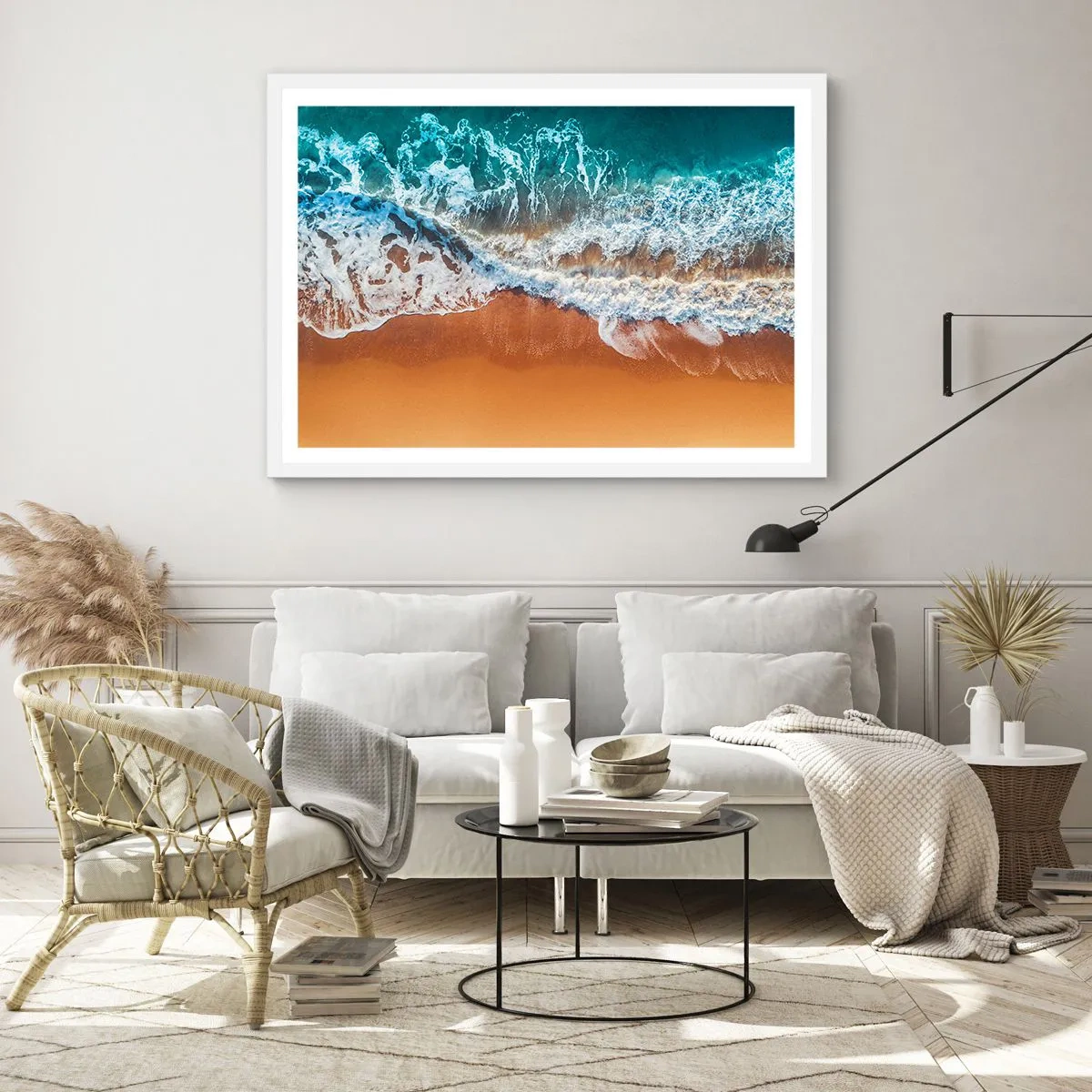 Plakat i hvid ramme - Altid i tandem - 50x40 cm