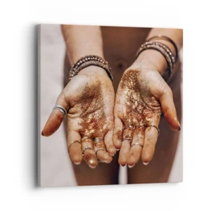 Lærredstryk - Billede på lærred - En gave til dig - 40x40 cm