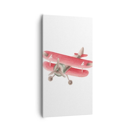 Lærredstryk - Billede på lærred - Klar til at flyve højt - 55x100 cm