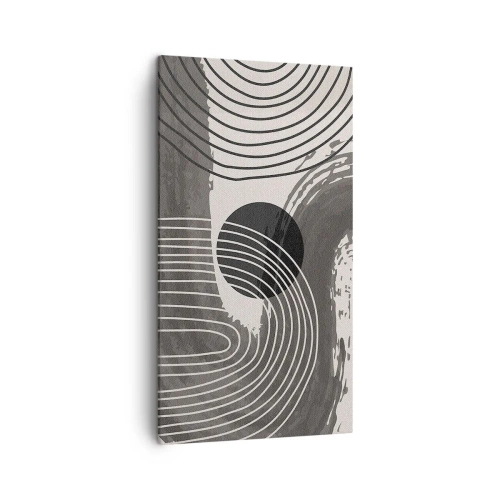 Lærredstryk - Billede på lærred - Oval vinder - 45x80 cm