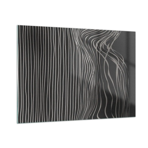 Billede på glas - Rytme og accent - 100x70 cm