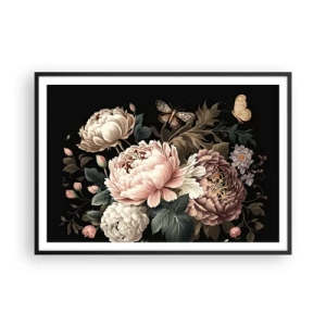 Plakat i sort ramme - I barok stil - 100x70 cm