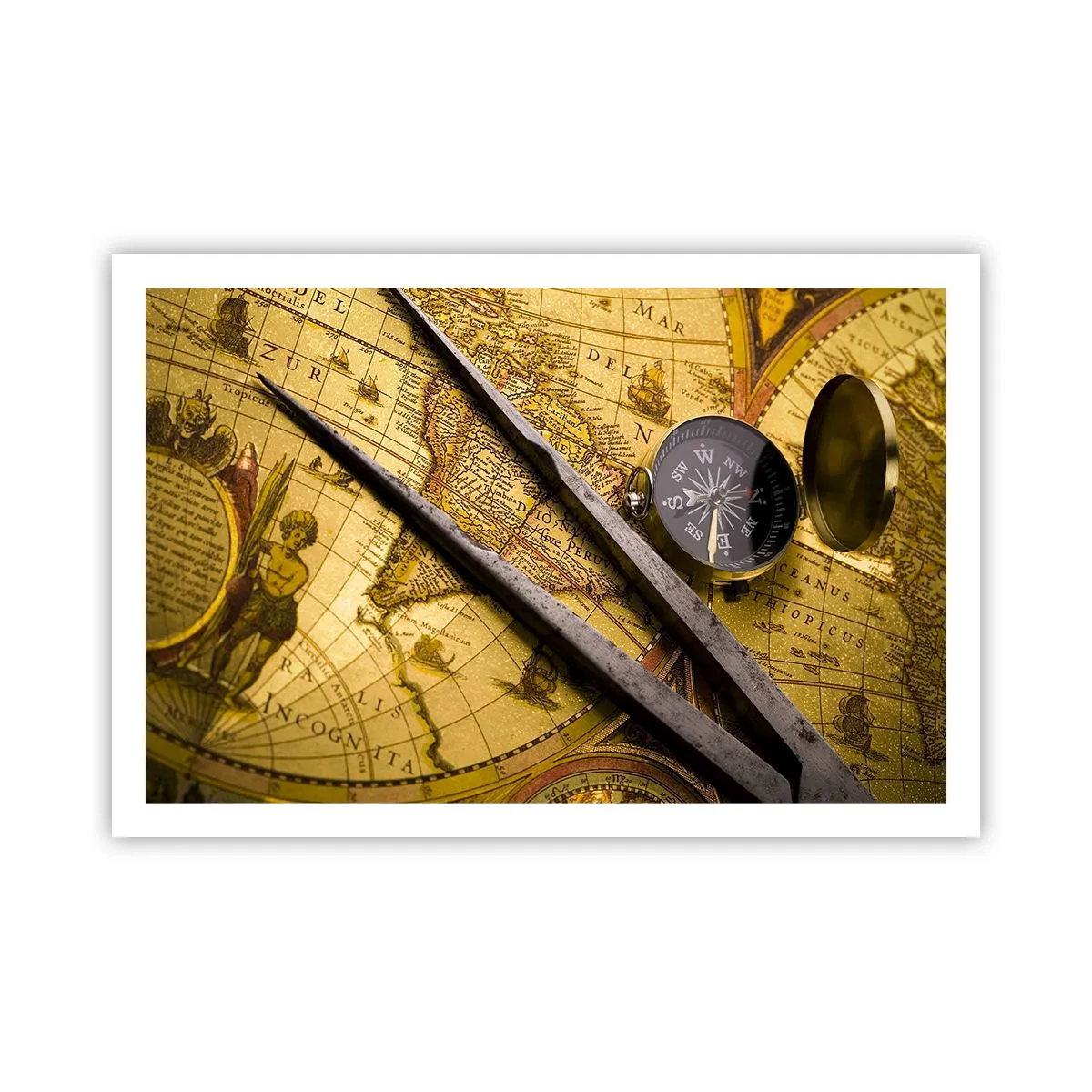 Plakat - Hvor er skattene? - 91x61 cm