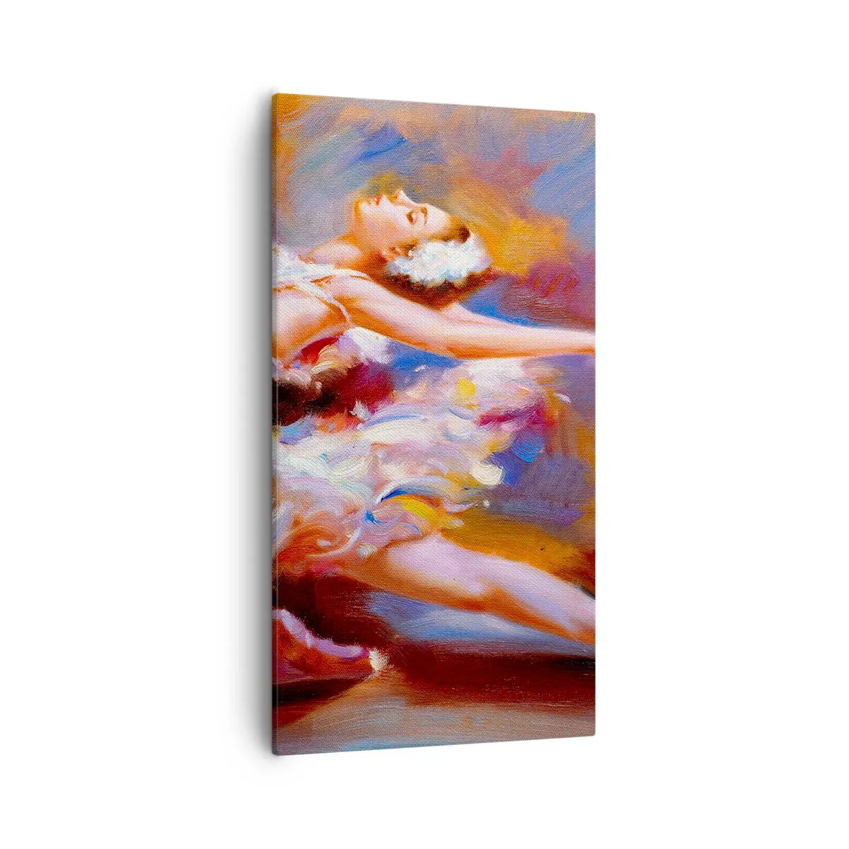 Lærredstryk - Billede på lærred - Svanens ynde - 55x100 cm