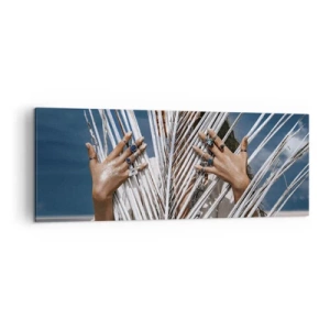 Lærredstryk - Billede på lærred - Shamanens kæreste? - 140x50 cm