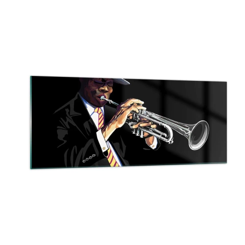 Billede på glas - Gammeldags charme - 100x40 cm