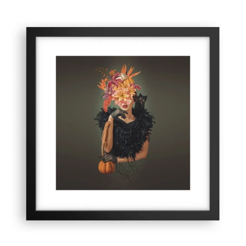 Plakat i sort ramme - Heksens fortryllelse - 30x30 cm